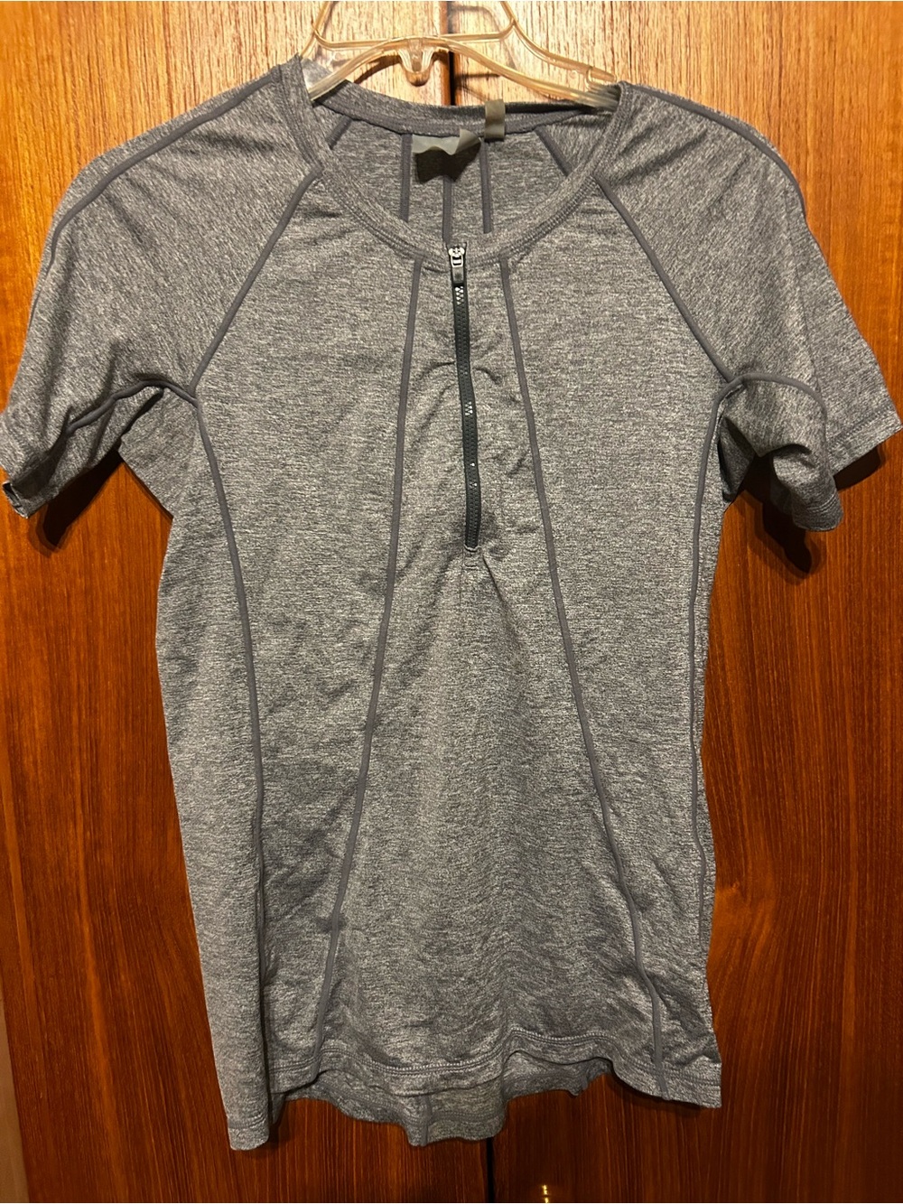 Athleta Women's Gray 1/4 Zip Sleeveless Top Small